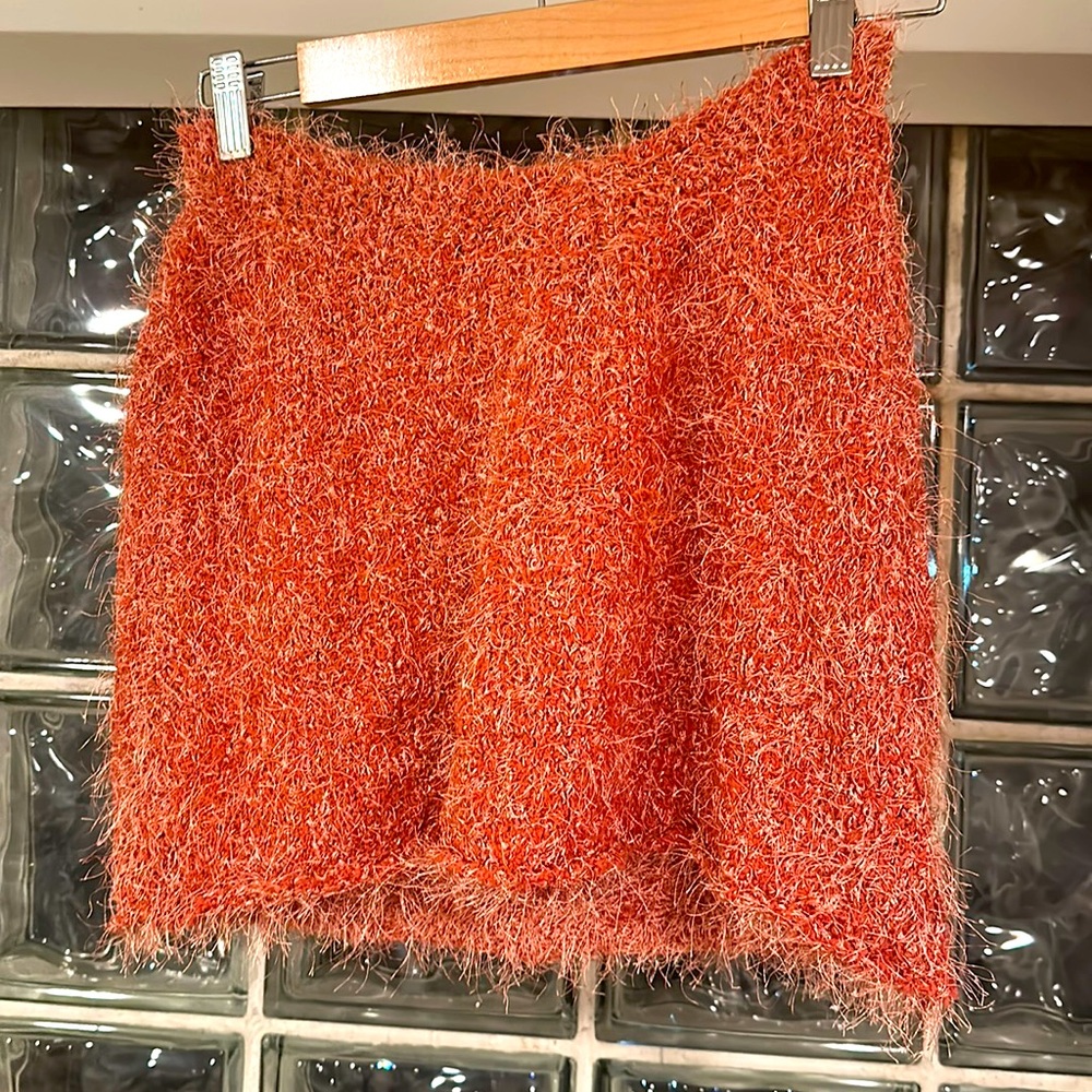NWT Fuzzy Skirt